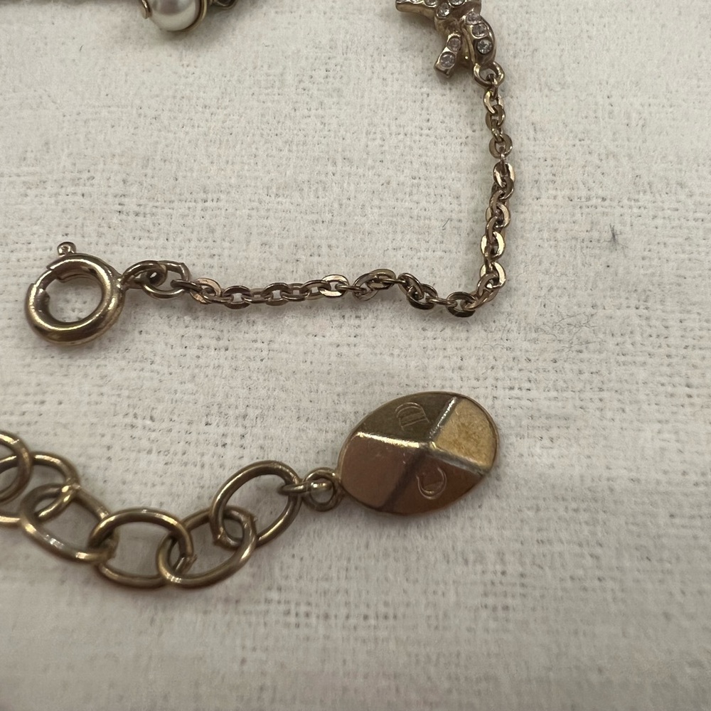 Dior heart bow and pearl bracelet - Picture 4 of 6